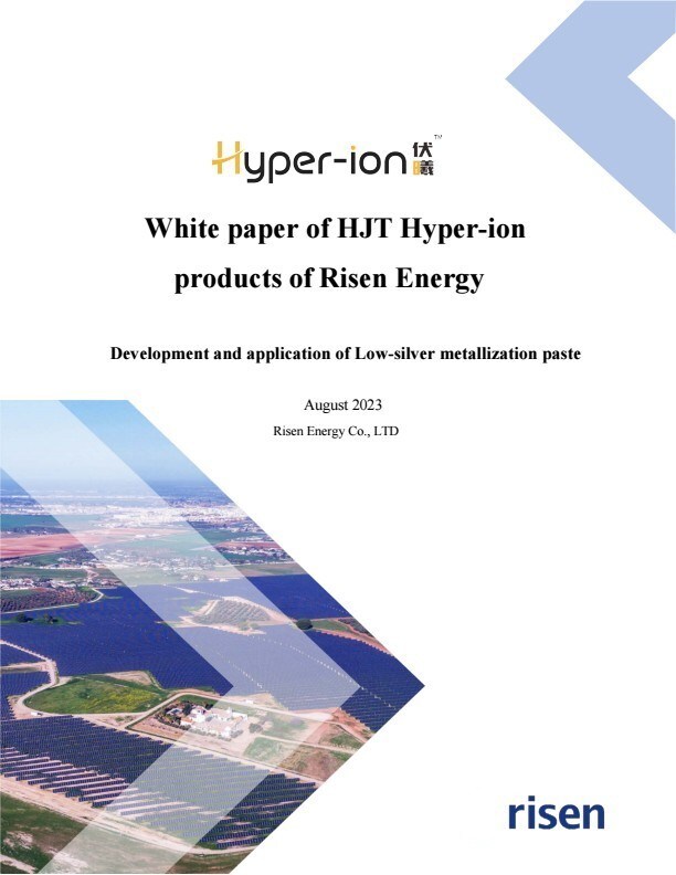 Risen Energy’s Low-Silver Strategy for HJT Technology: A Long-Term Roadmap