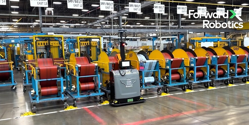 ForwardX célèbre une année d’exploitation à grande échelle de robots mobiles autonomes dans l’usine Chery de Dalian.